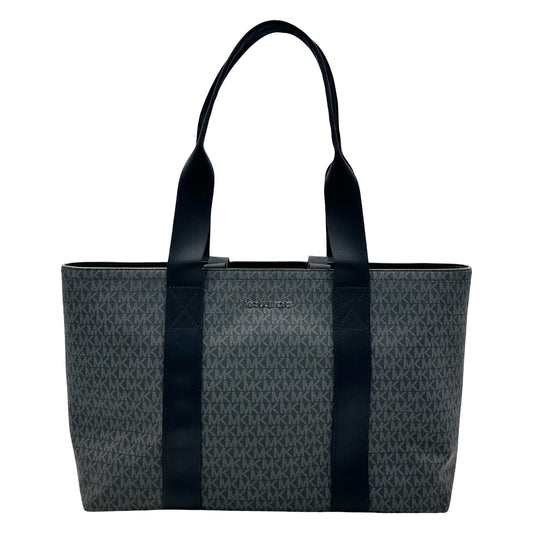 Michael Kors Outlet Cooper Signature Logo Tote Bag - Black