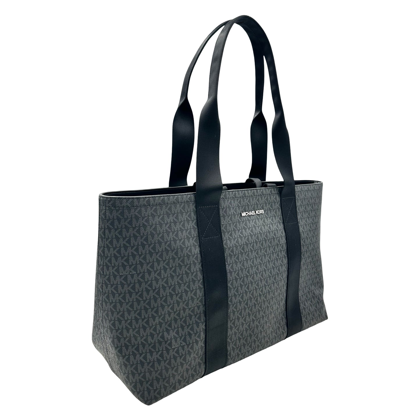 Michael Kors Outlet Cooper Signature Logo Tote Bag - Black