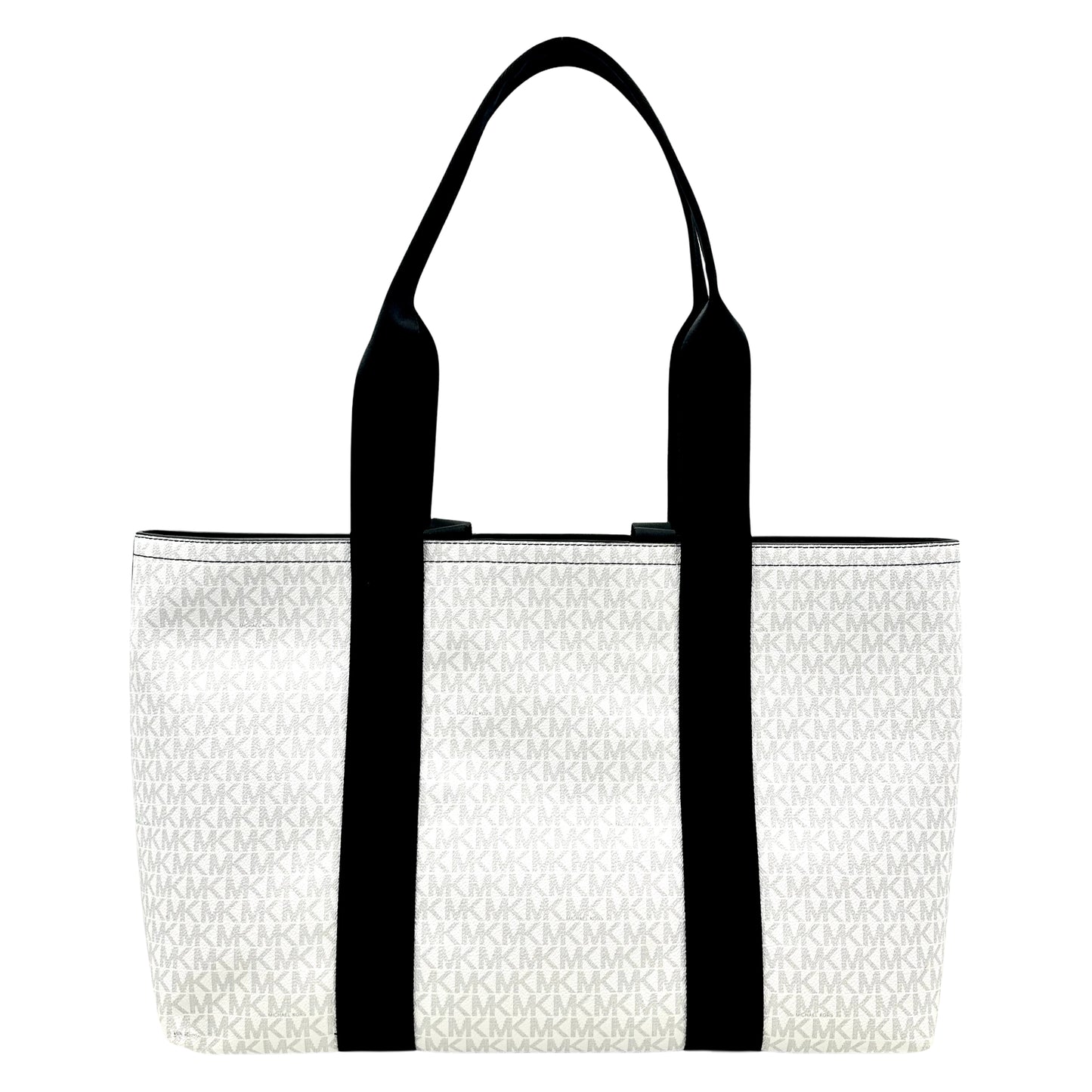 Michael Kors Outlet Cooper Signature Logo Tote Bag - Bright White