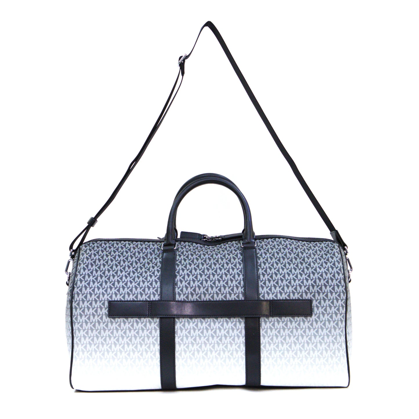 Michael Kors Cooper Men Carry-On Duffle Weekender Travel Luggage Bag -Black