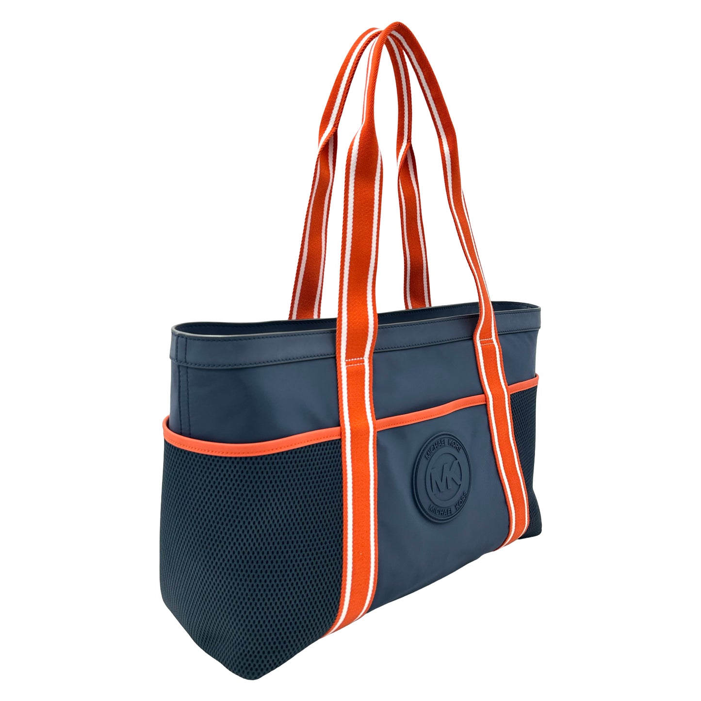 Michael Kors Lautner Nylon Classic East/West Tote Bag - Navy