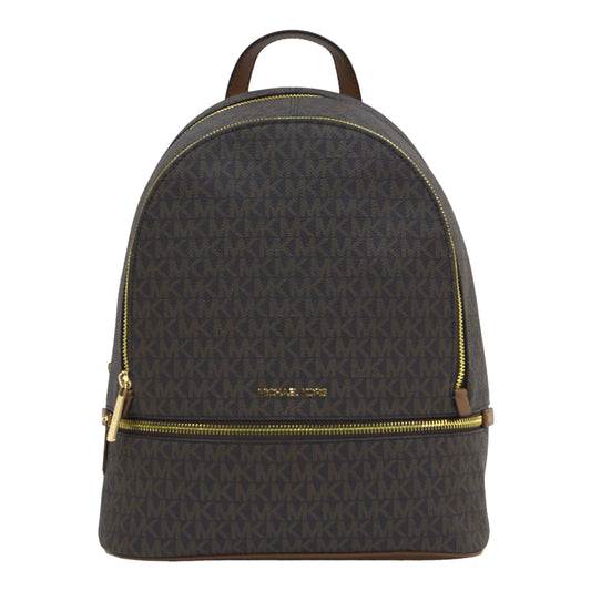 Michael Kors Rhea Medium Zip Backpack - Brown