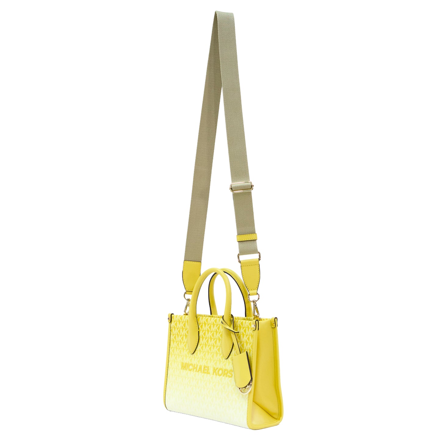 Michael Kors Mirella Ombre Small Shopper Crossbody- Daisy Yellow