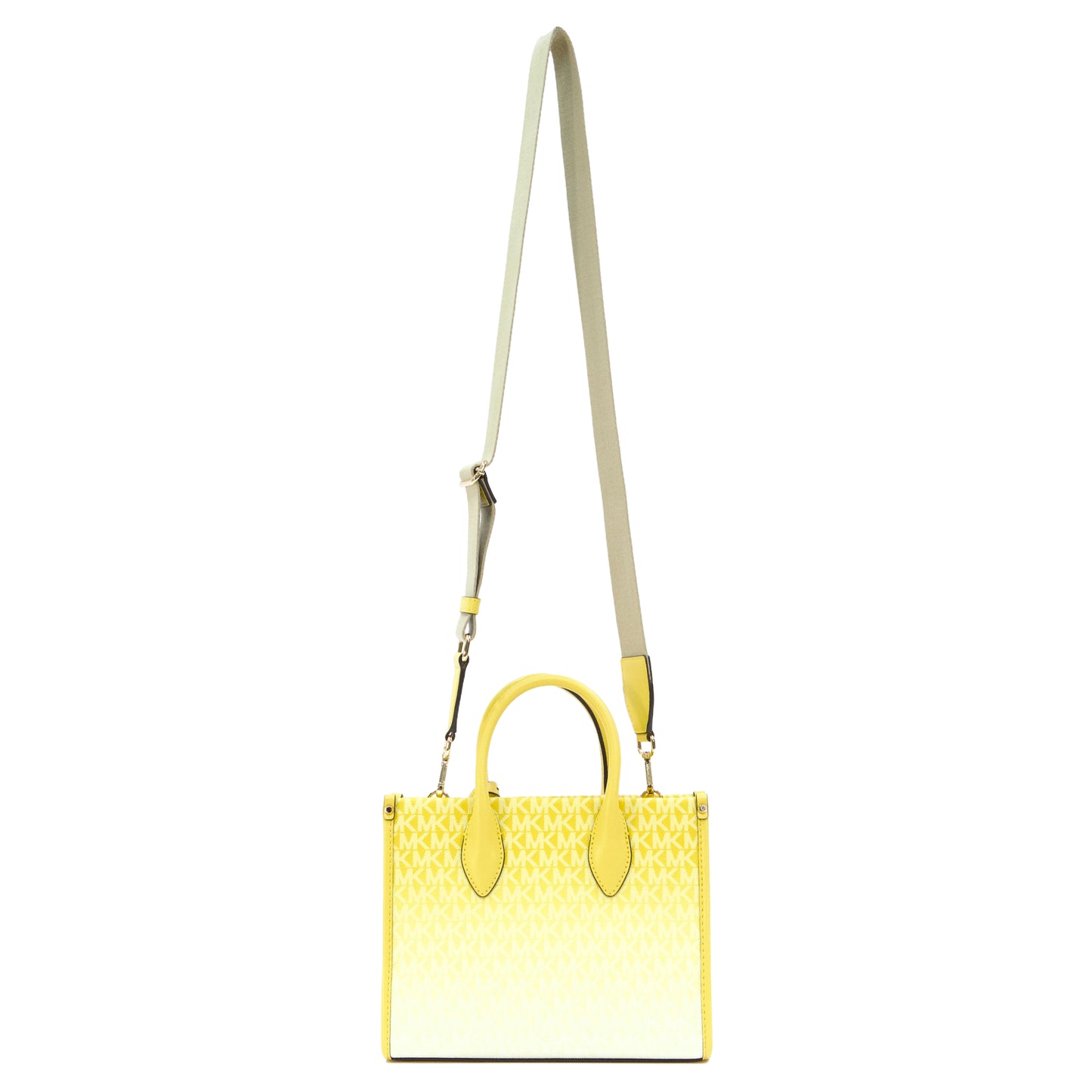 Michael Kors Mirella Ombre Small Shopper Crossbody- Daisy Yellow