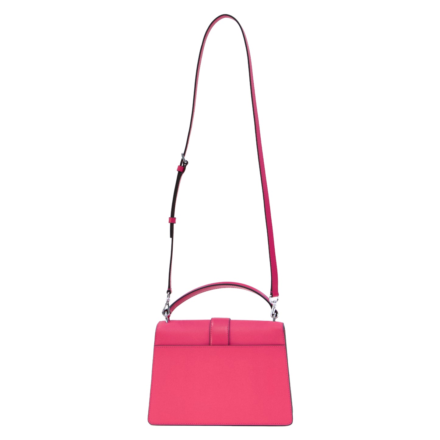 Michael Kors Greenwich Medium Satchel Leather- Dragonfruit