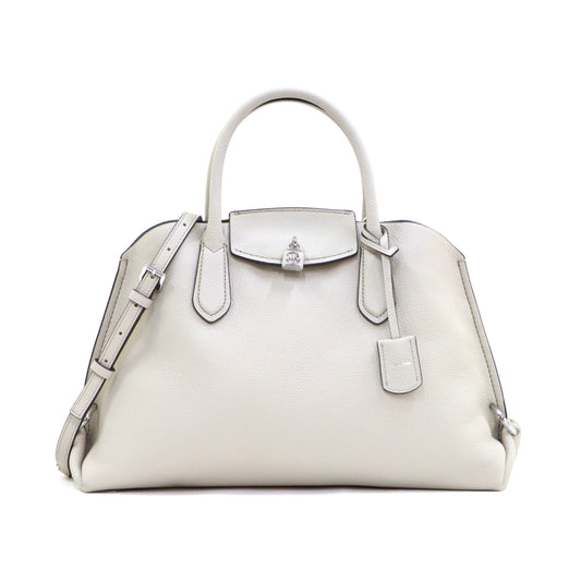 Michael Kors Sandra Large Satchel Bag - Light Sand