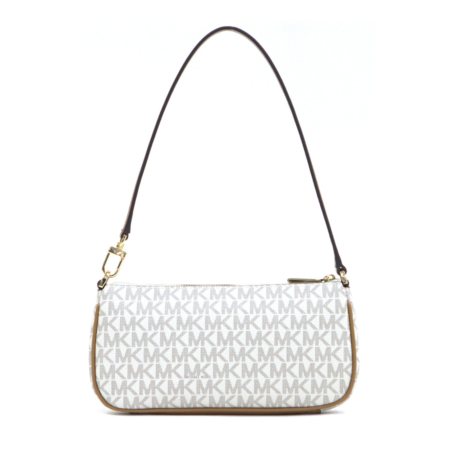 Michael Kors Zoe Convertible Pouchette - Vanilla/Acorn
