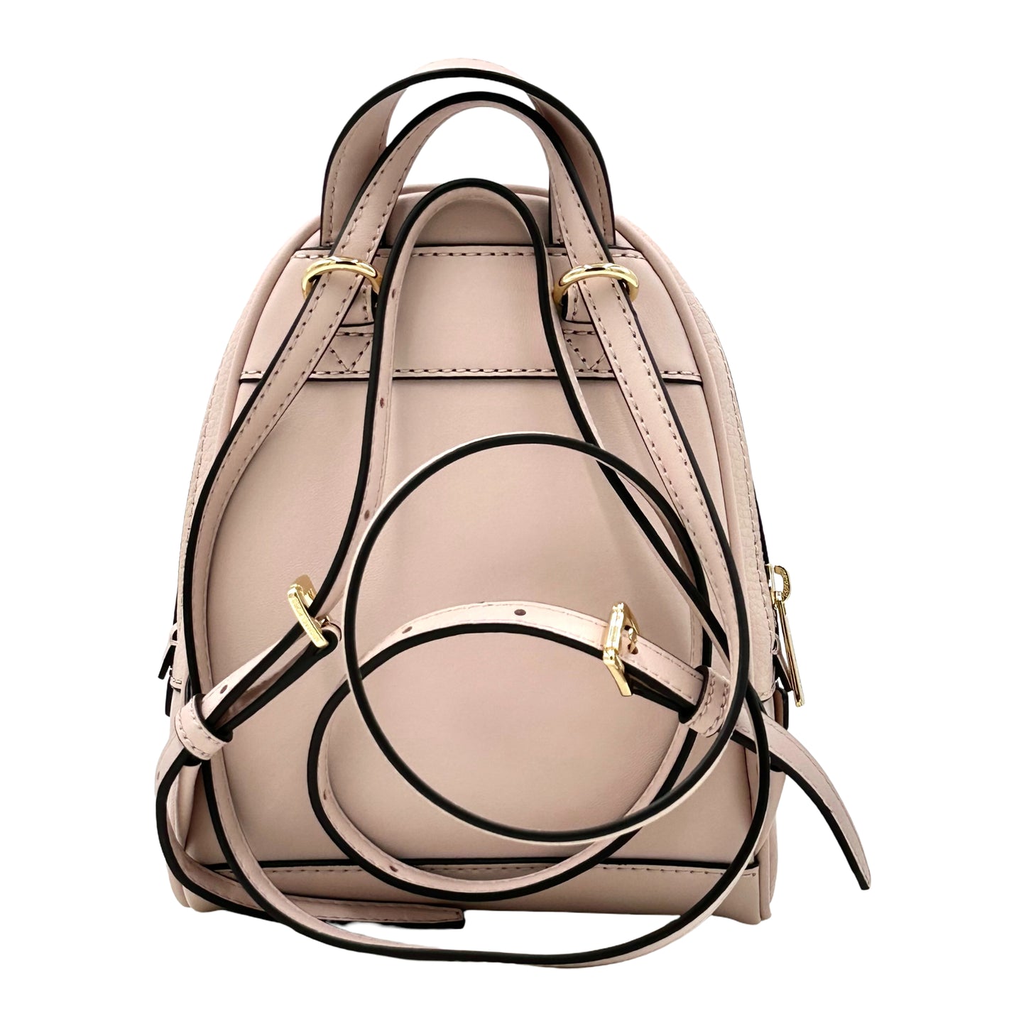 Michael Kors Rhea Small Leather Backpack-Light Pink/Mauve