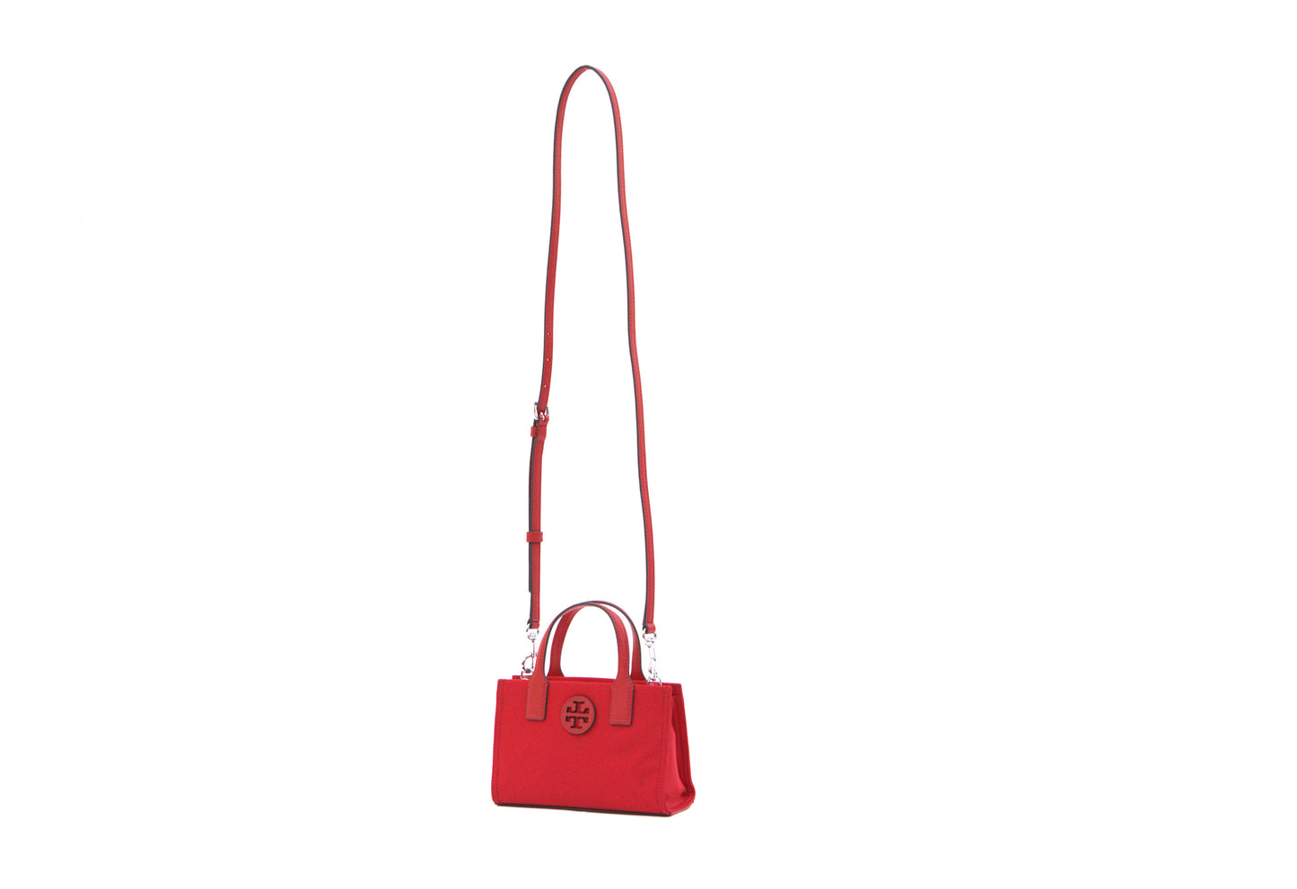 Tory Burch Ella Nylon Mini Tote - Brilliant Red