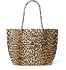 Tory Burch Ella Animal Print Tote Bag - Brown Multi