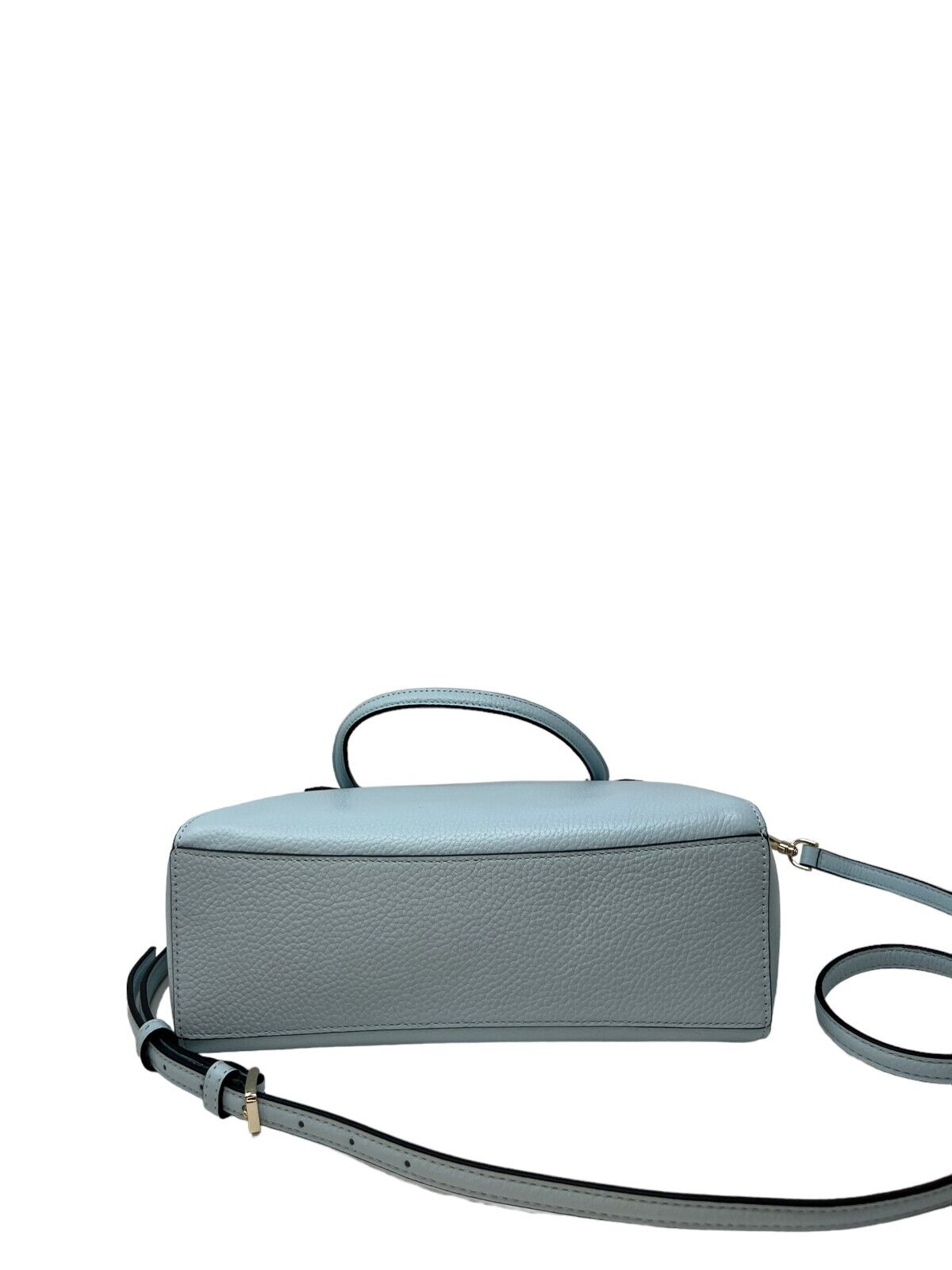 Kate Spade Monica Satchel Frosty Sky Pebbled Leather Crossbody Bag WKR00240 $359