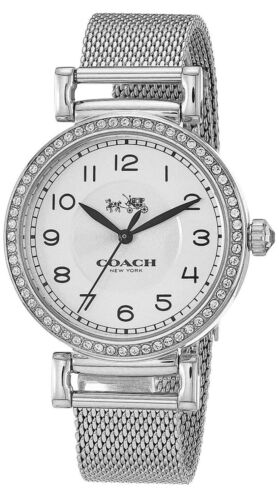 Coach Madison Mesh Stainless Steel 32mm Case Dress Women's Watch 14502651