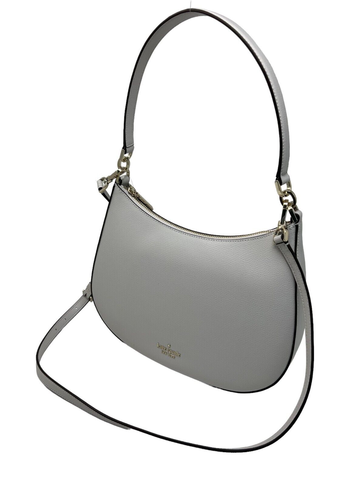 Kate Spade Kristi Shoulder Bag Refined Grain Leather Warm Cement KA694 $359