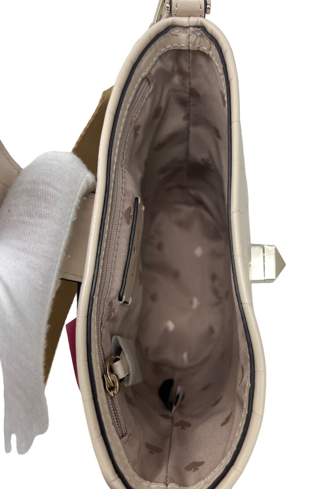 Kate Spade Audrey Mini Bucket Crocodile Embossed Crossbody Bag K9376 $329