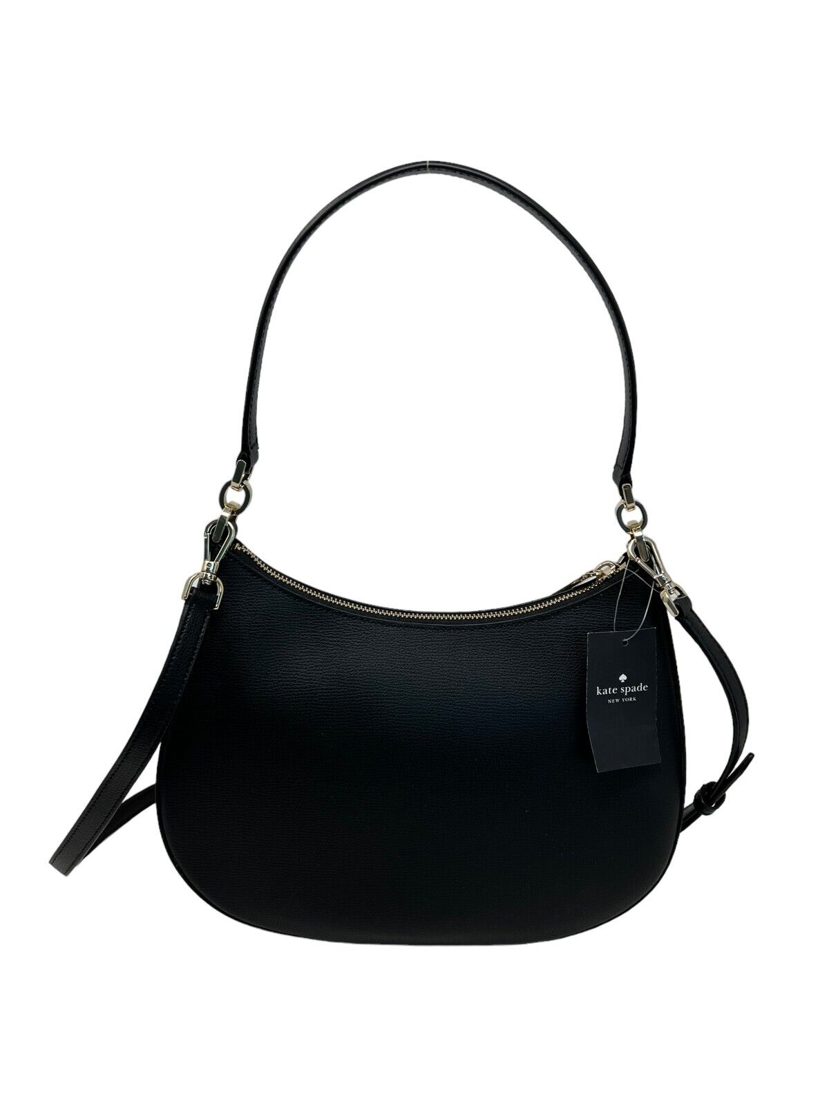 Kate Spade Kristi Shoulder Bag Refined Grain Leather Black KA694 $359