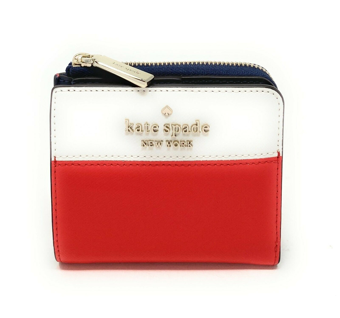 Kate Spade Jackson Staci Small No Window L-Zip Bifold Wallet WLRU5471