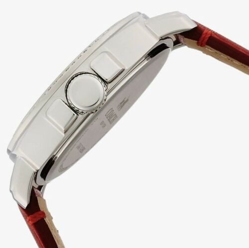 Coach Boyfriend Small Multi-function Red Leather Strap Women Watch 14502171 $225