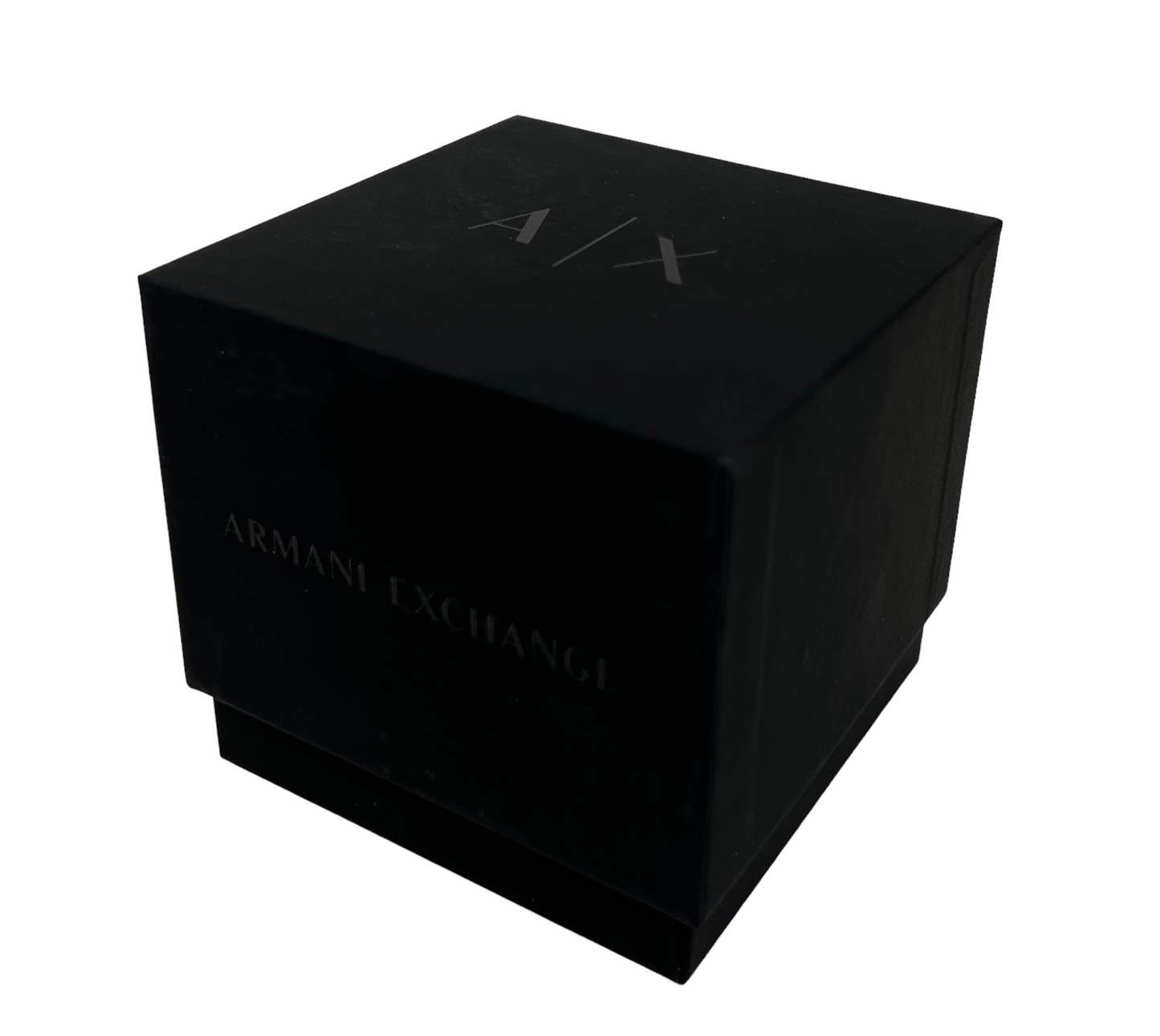 Armani Exchange Three-Hand Gunmetal-Tone Stainless Steel Mesh Watch AX2905 $170