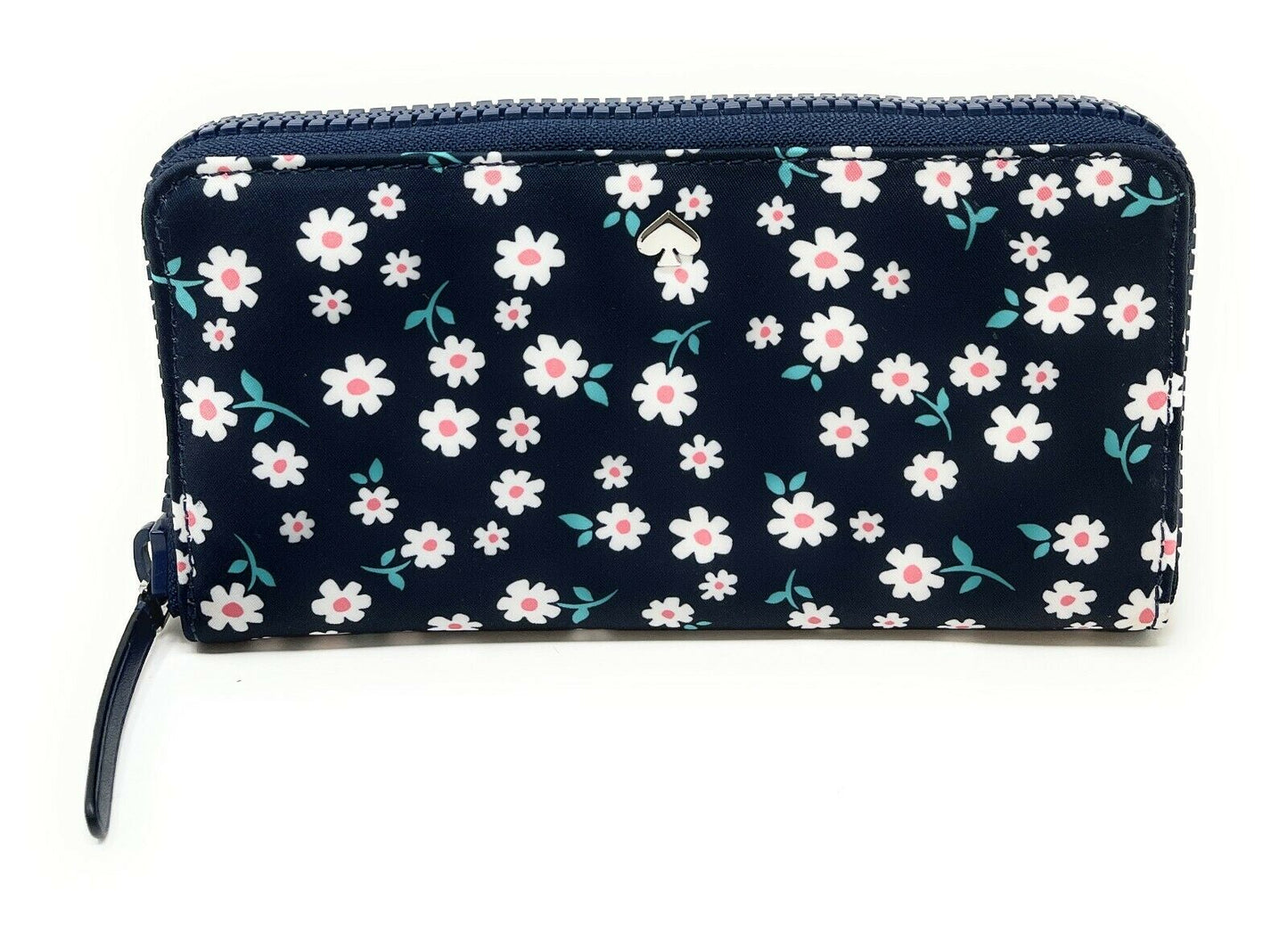 Kate Spade Jae Fleurette Toss Large Continental Wallet Navy Floral WLR00531 $229