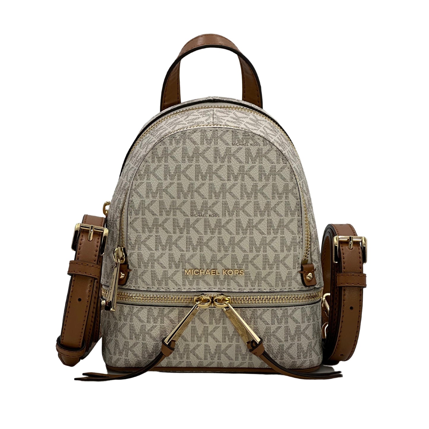 Michael Kors Rhea Zip Backpack - Beige 190864487632