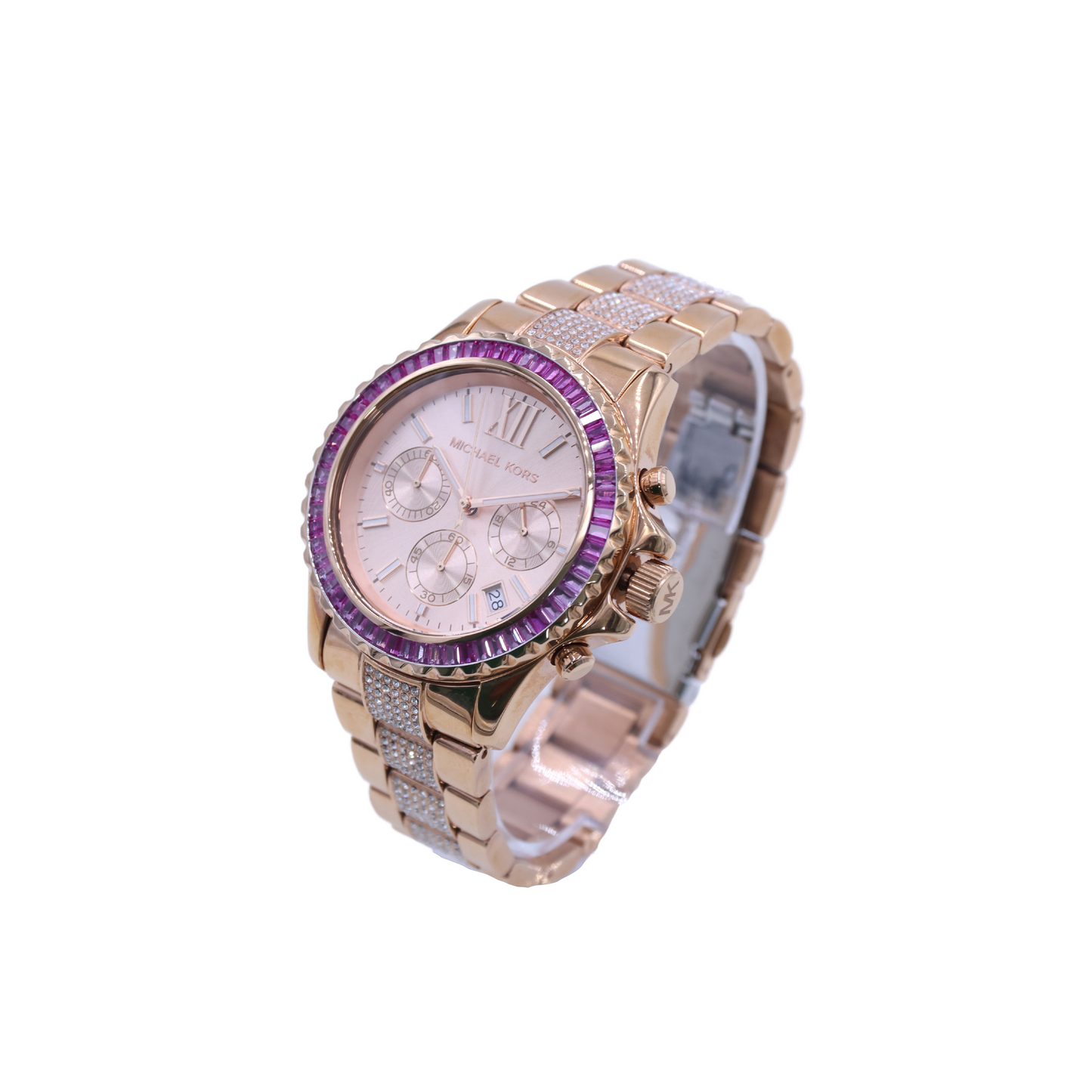 Michael Kors Everest Chronograph Rose Gold-Tone Stainless Steel Watch MK7211