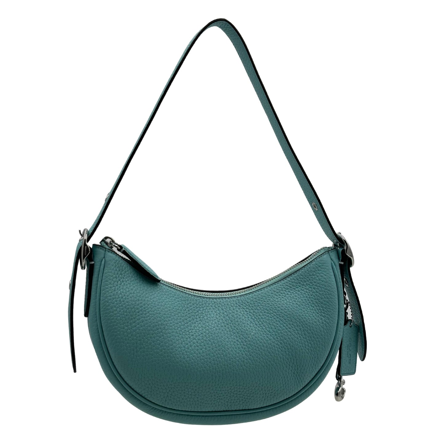 Coach Women's Luna Faded Blue Soft Pebble Shoulder Bag