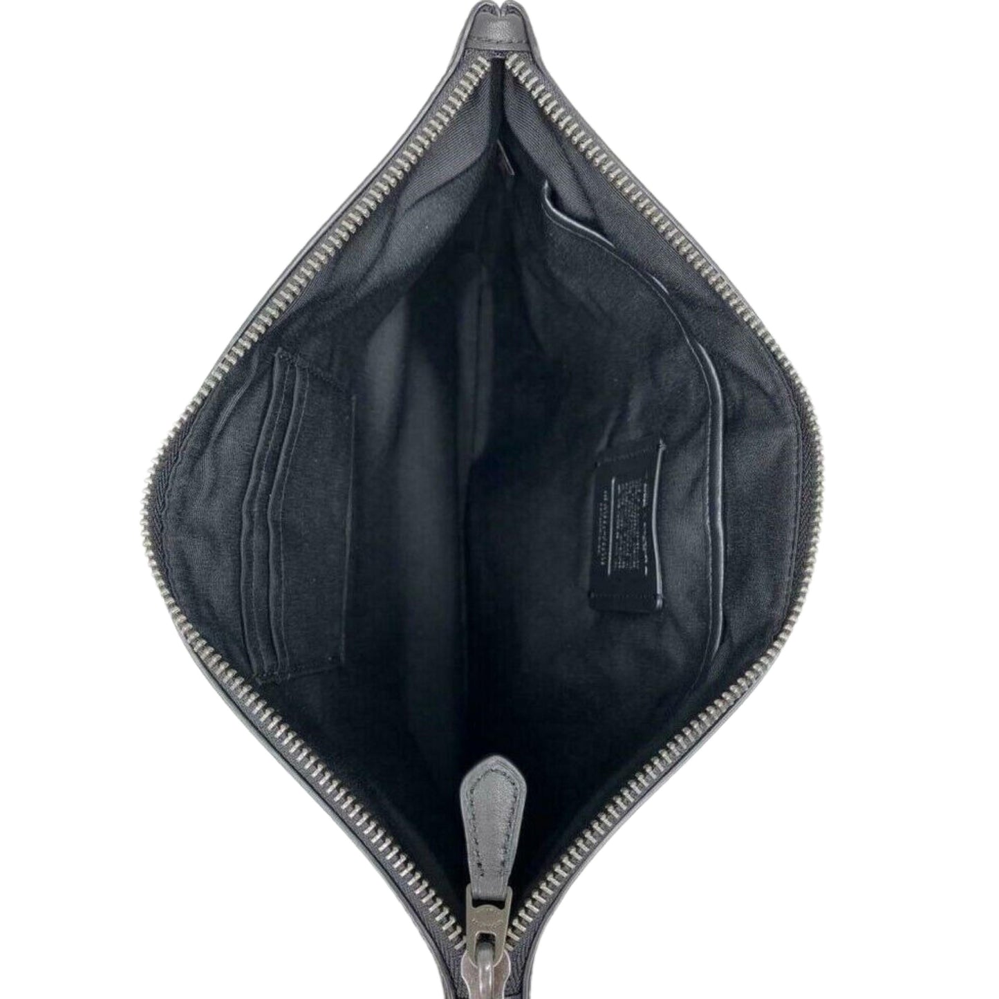 Coach x Star Wars Large Pouch Black Charcoal Signature Bag -F88119