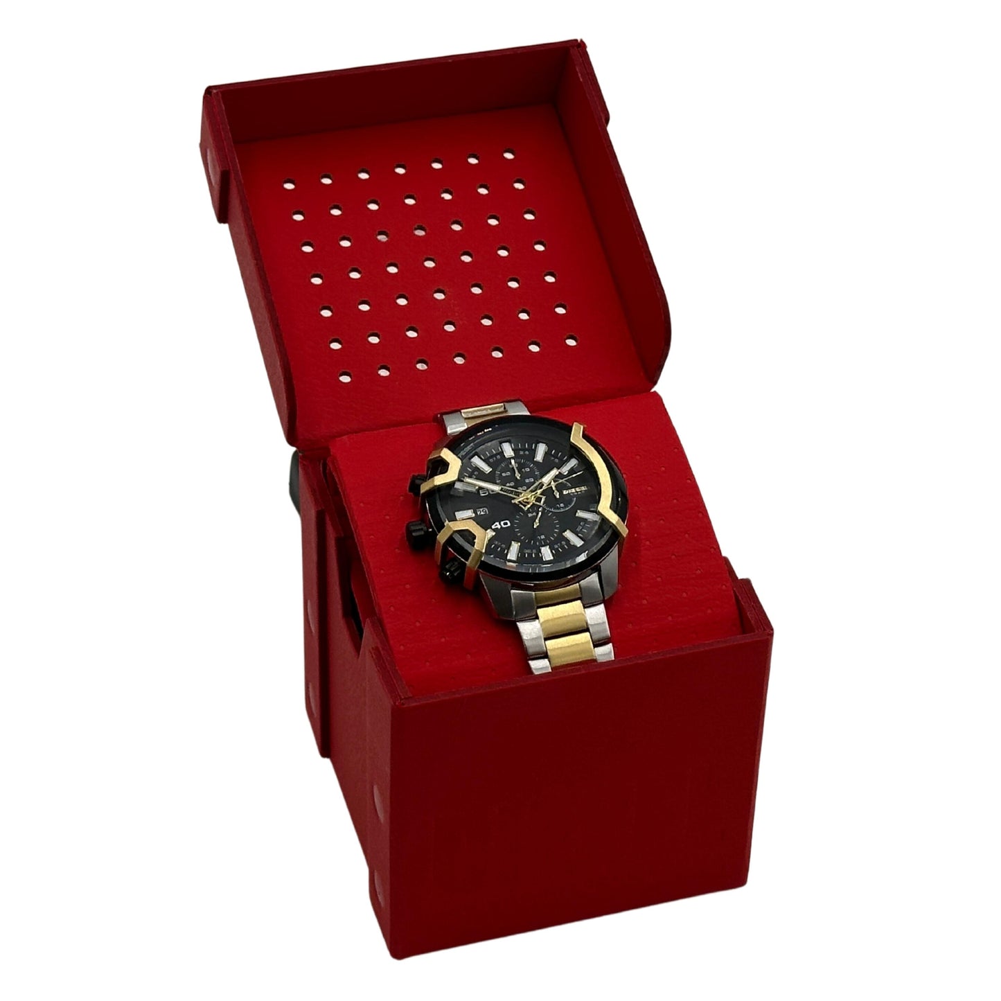 Diesel Men's Griffed Stainless Steel Chronograph Quartz Watch - DZ4577