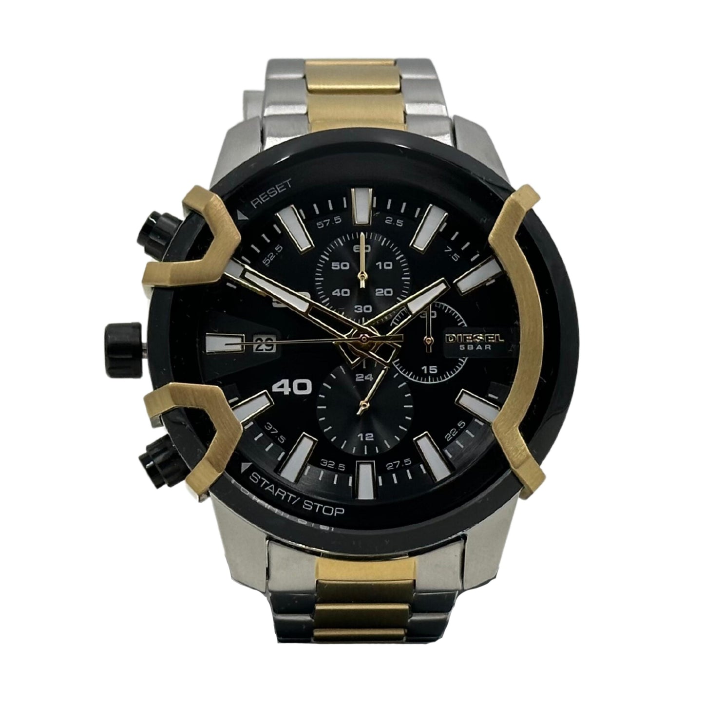 Diesel Men's Griffed Stainless Steel Chronograph Quartz Watch - DZ4577