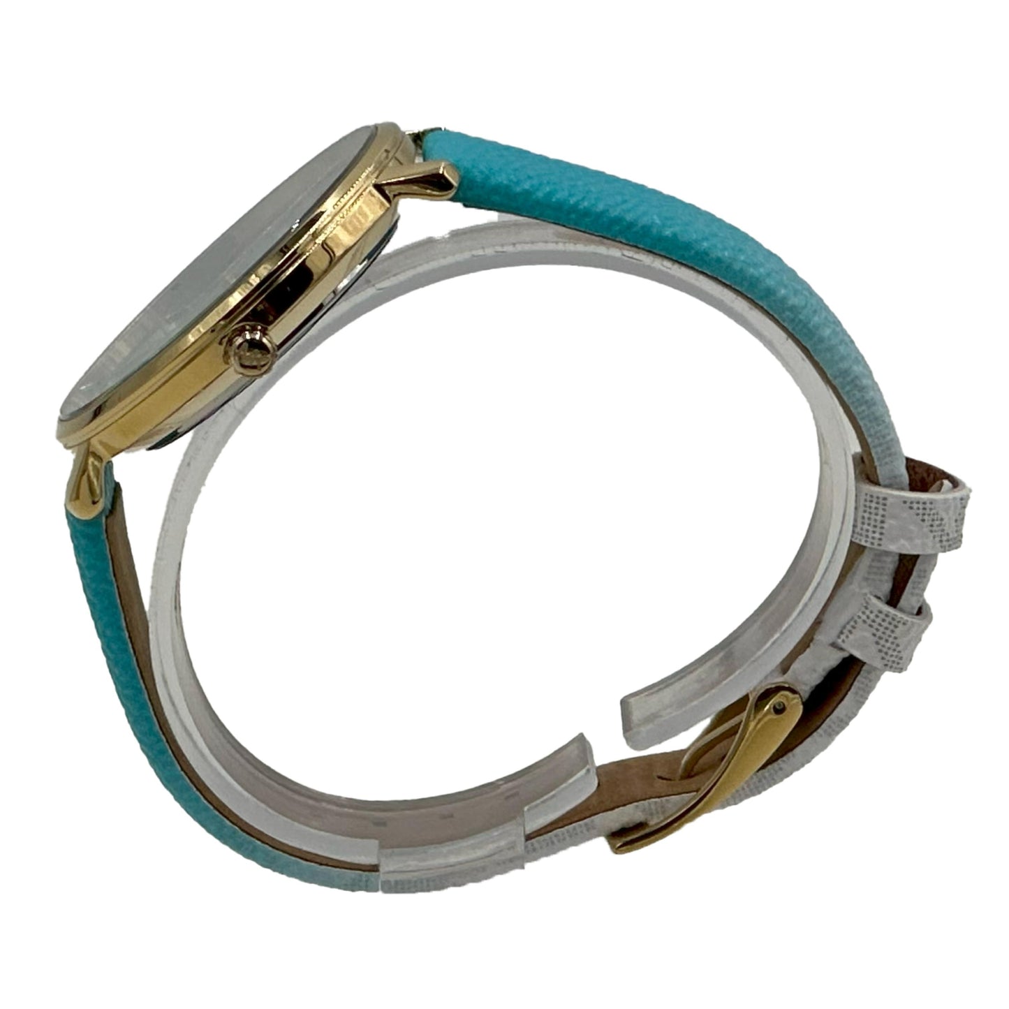 Michael Kors Pyper Three-Hand Ombre Turquoise PVC Watch - MK2959