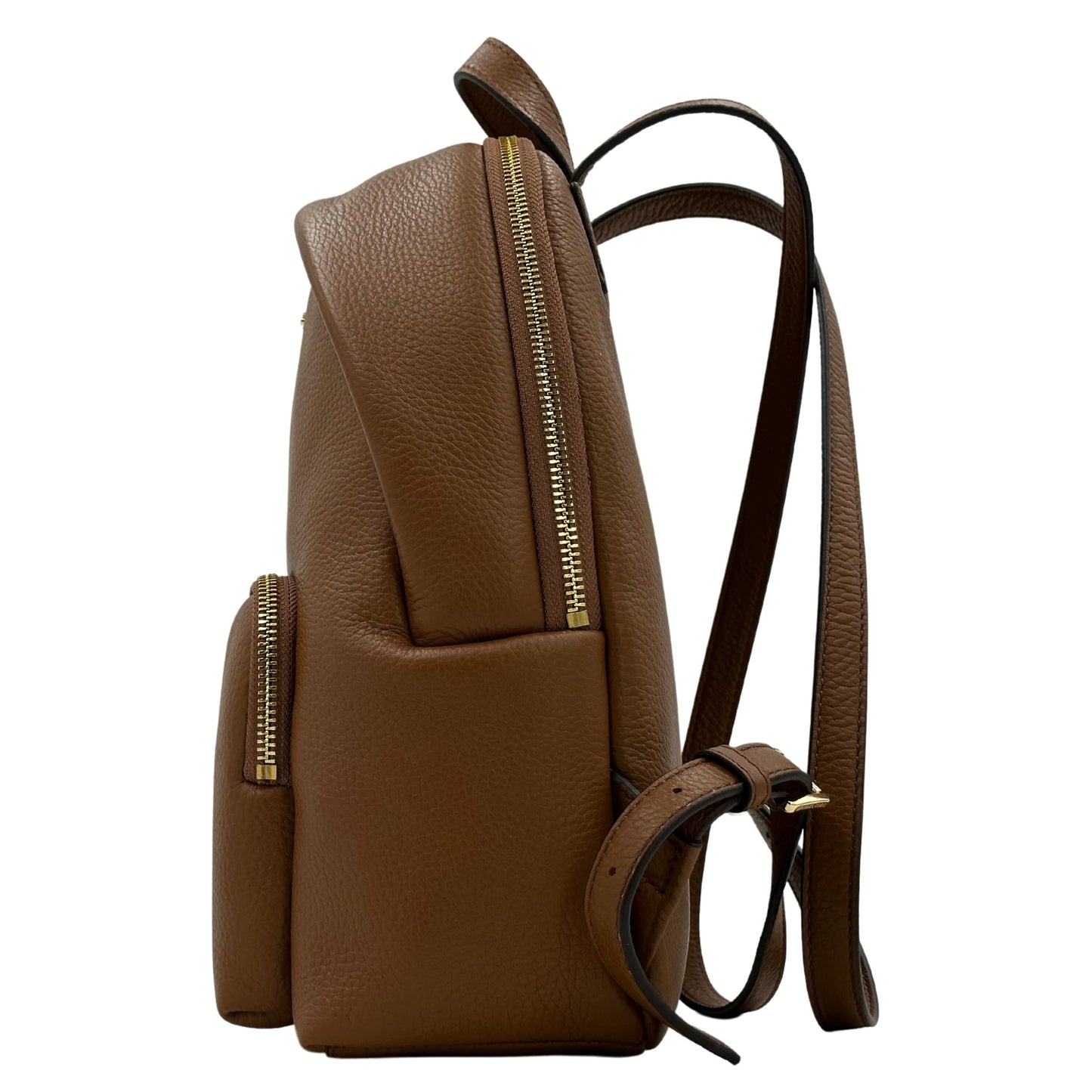 Michael Kors Erin Medium Pebbled Leather Backpack - Brown 194900722312