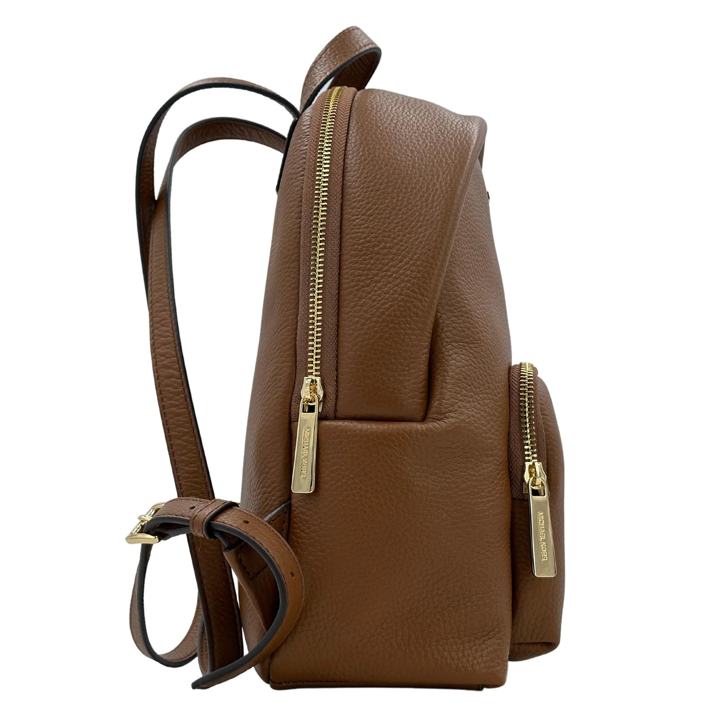 Michael Kors Erin Medium Pebbled Leather Backpack - Brown 194900722312