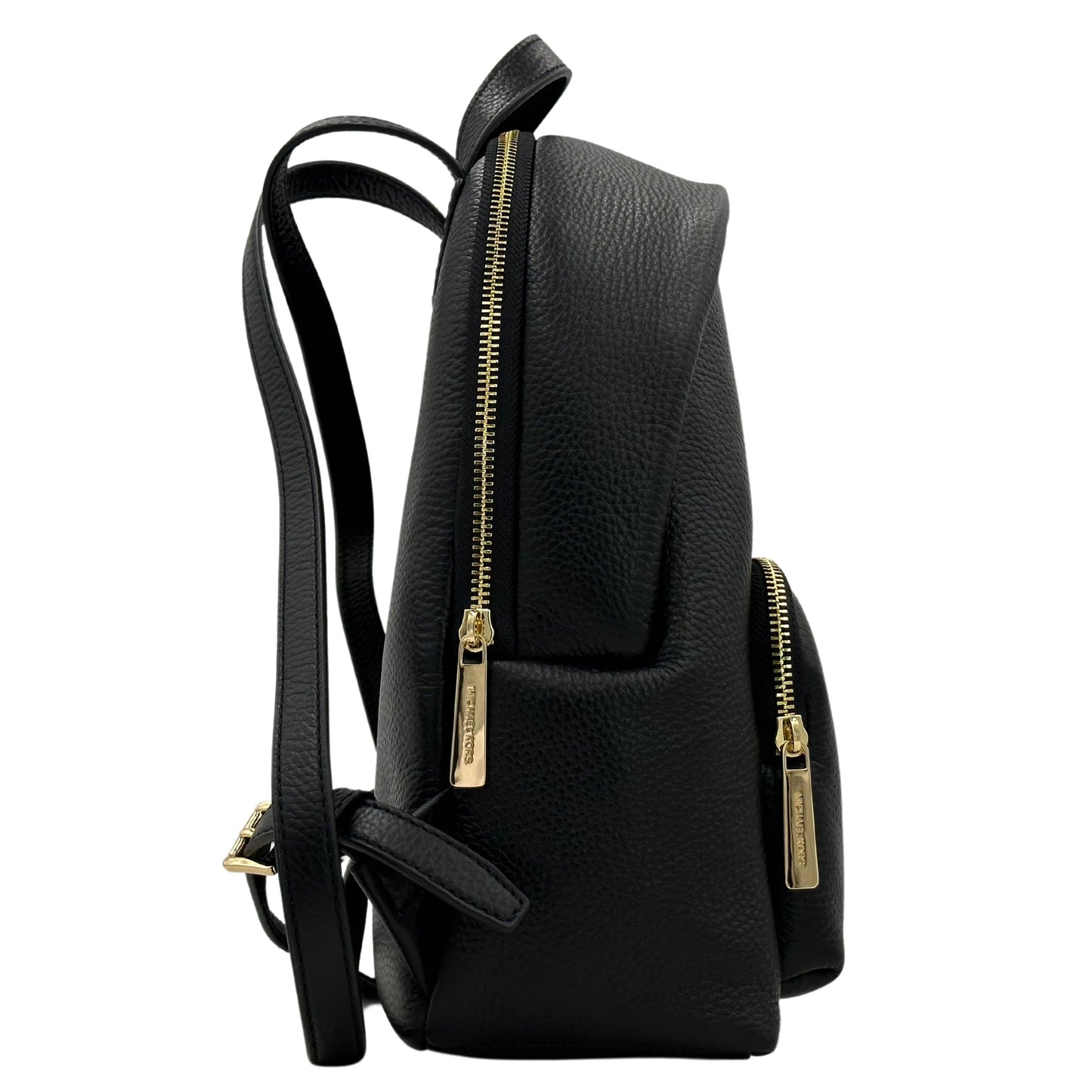 Michael Kors Erin Medium Pebbled Leather Backpack - Black 194900722299