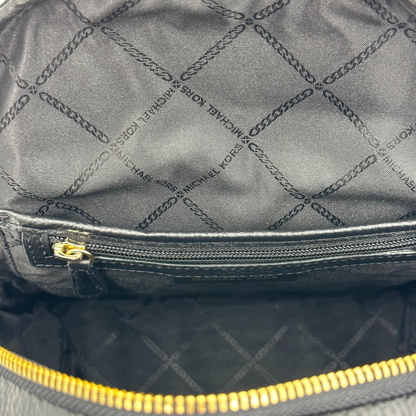 Michael Kors Erin Medium Pebbled Leather Backpack - Black 194900722299