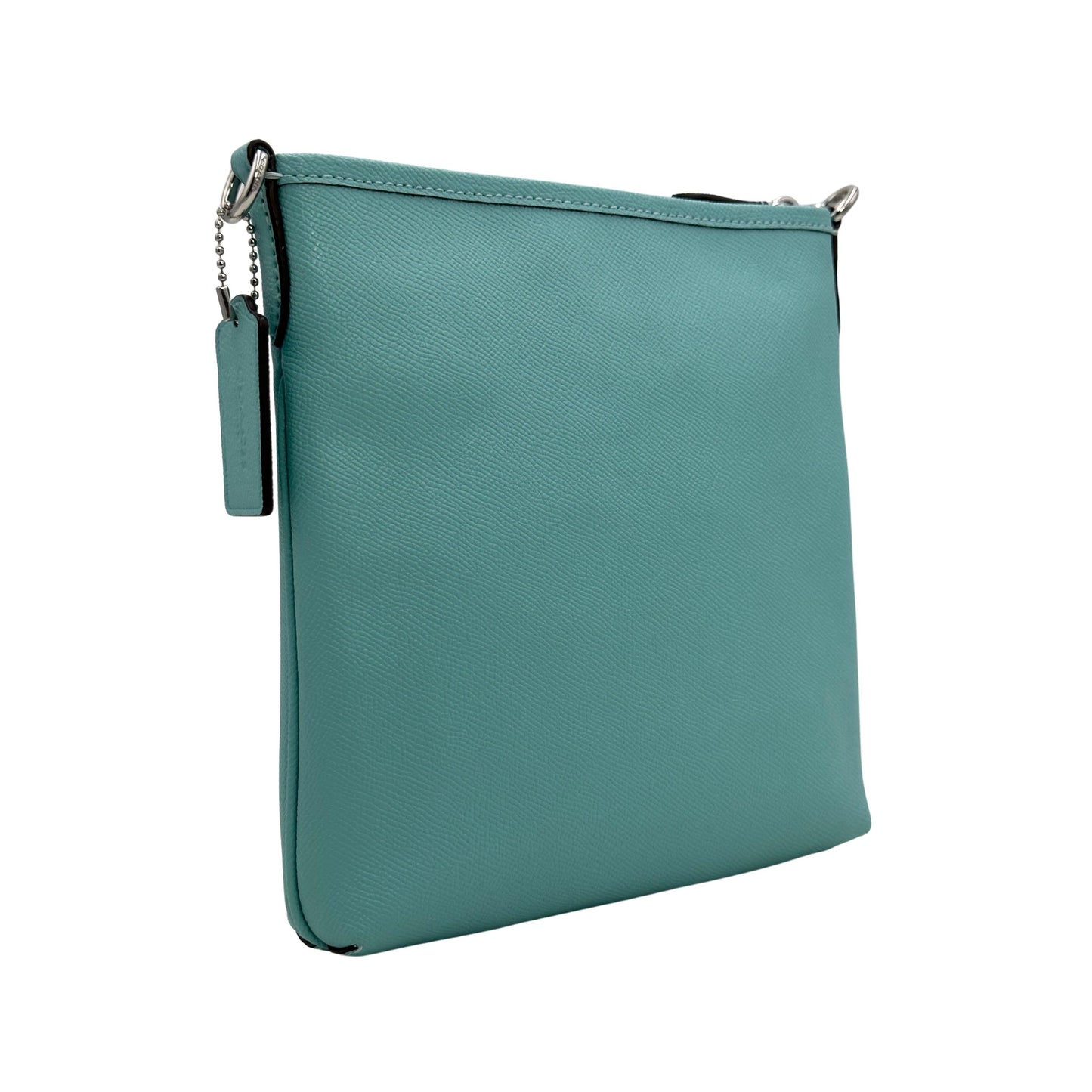 Coach Kitt Leather Messenger Crossbody Bag - Faded Blue