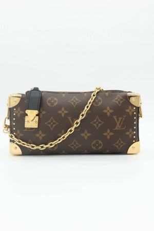 Louis Vuitton Slim Trunk Monogram Canvas Shoulder Crossbody Bag - www.unoo.com