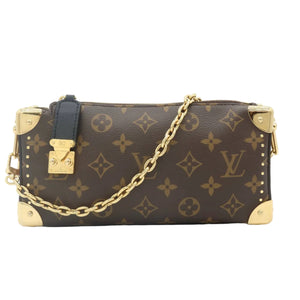 Louis Vuitton Slim Trunk Monogram Canvas Shoulder Crossbody Bag - www.unoo.com