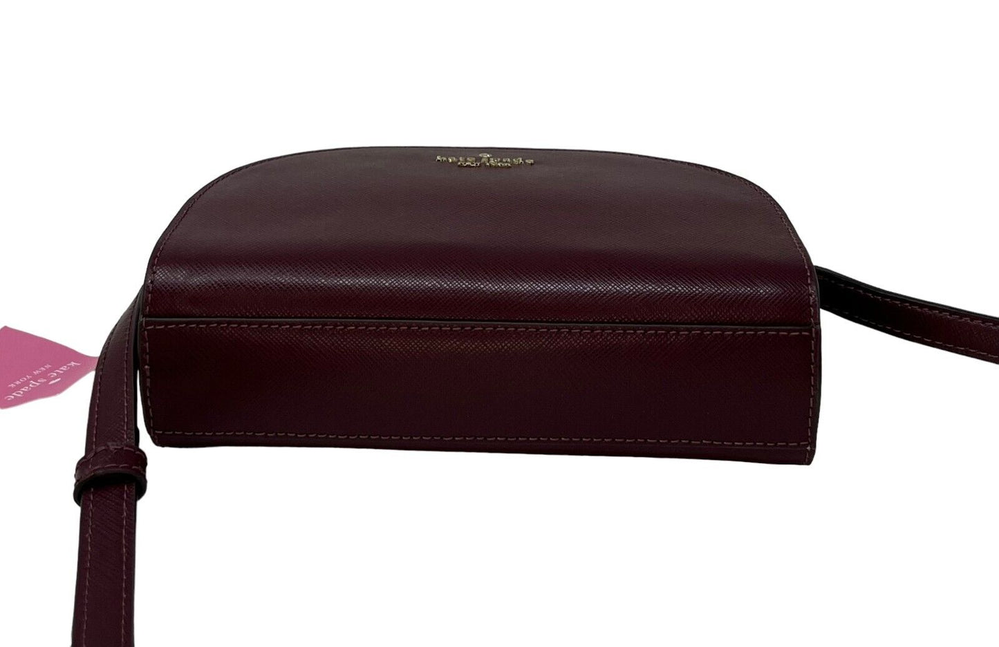 Kate Spade Perry Saffiano Leather Deep Berry Dome Crossbody Bag K8697 $279