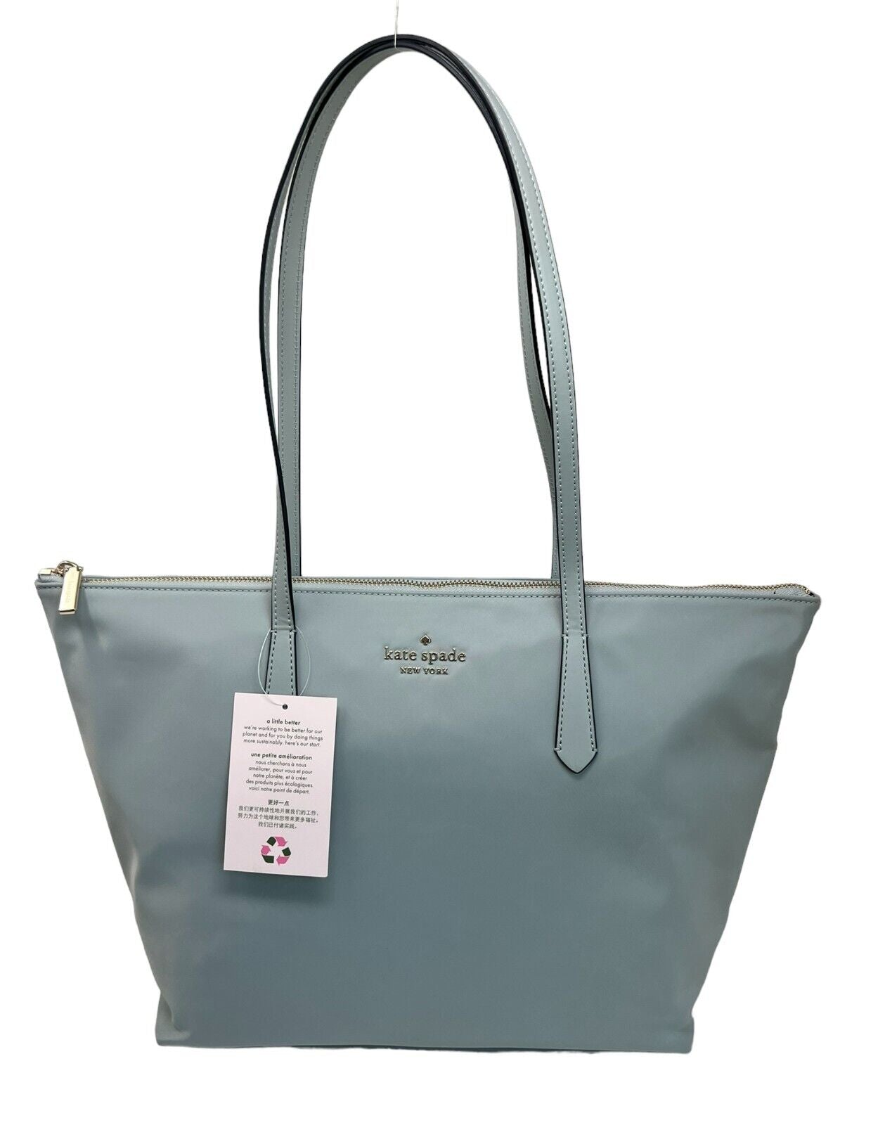 Kate Spade Kitt The Little Better Nylon Large Top Zip Avalon Mis Tote K6031 $299