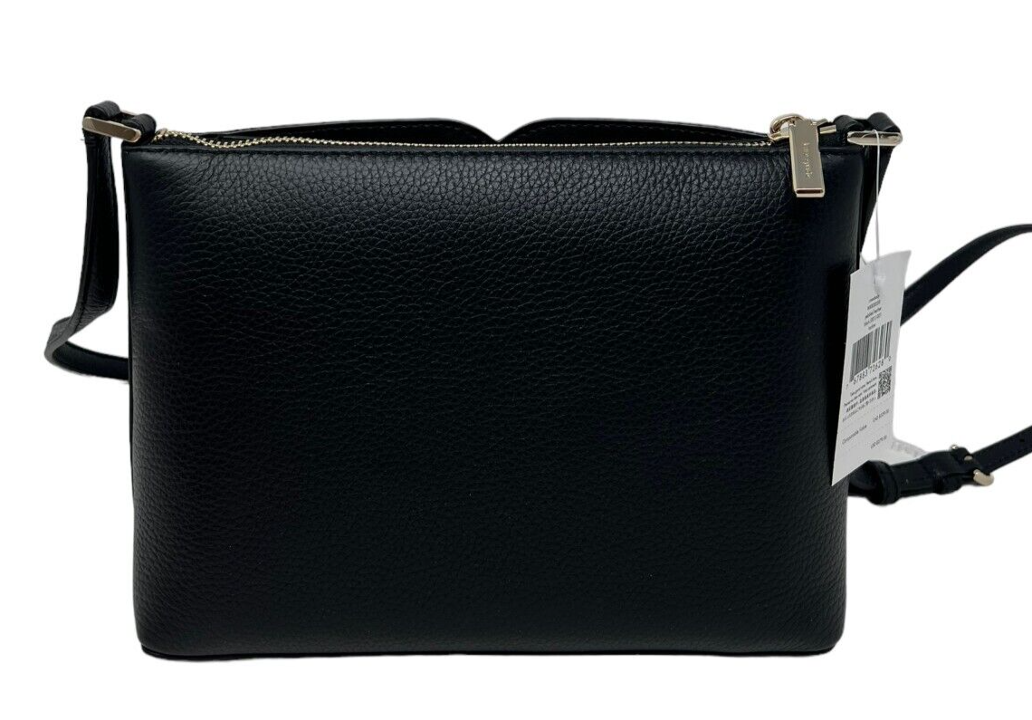 Kate Spade Harlow Black Pebbled Leather Crossbody Bag WKR00058 $279