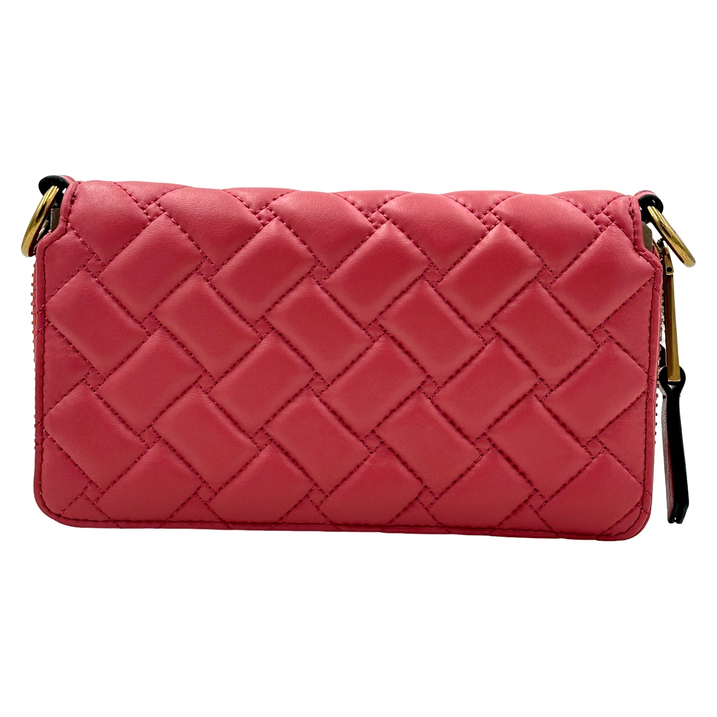 Kurt Geiger London Long Flap Wallet Chain Crossbody - Red