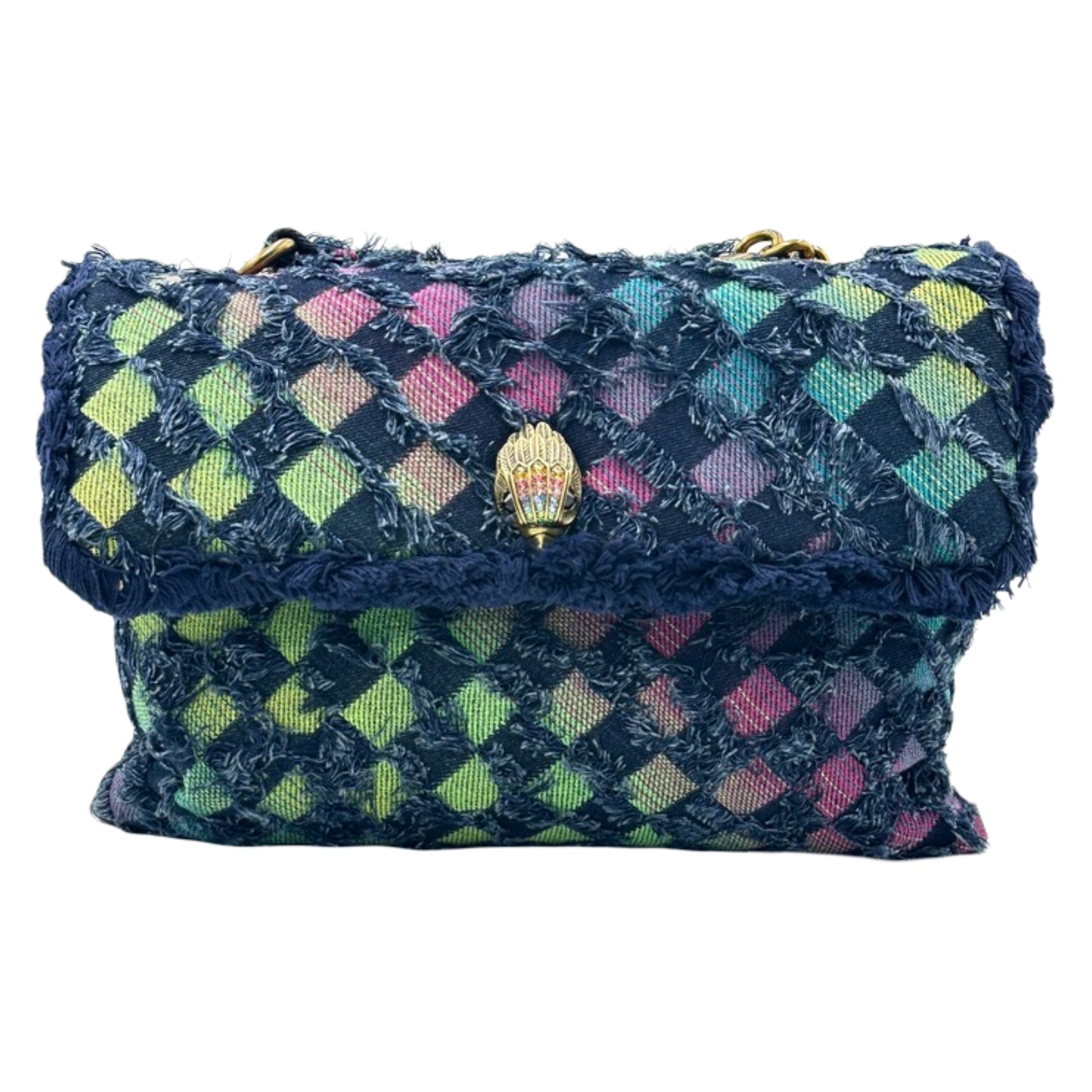 Kurt Geiger London Denim Kensington Convertible Crossbody - Blue