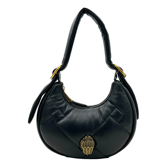 Kurt Geiger London Kensington Puff Small Hobo Shoulder Bag - Black