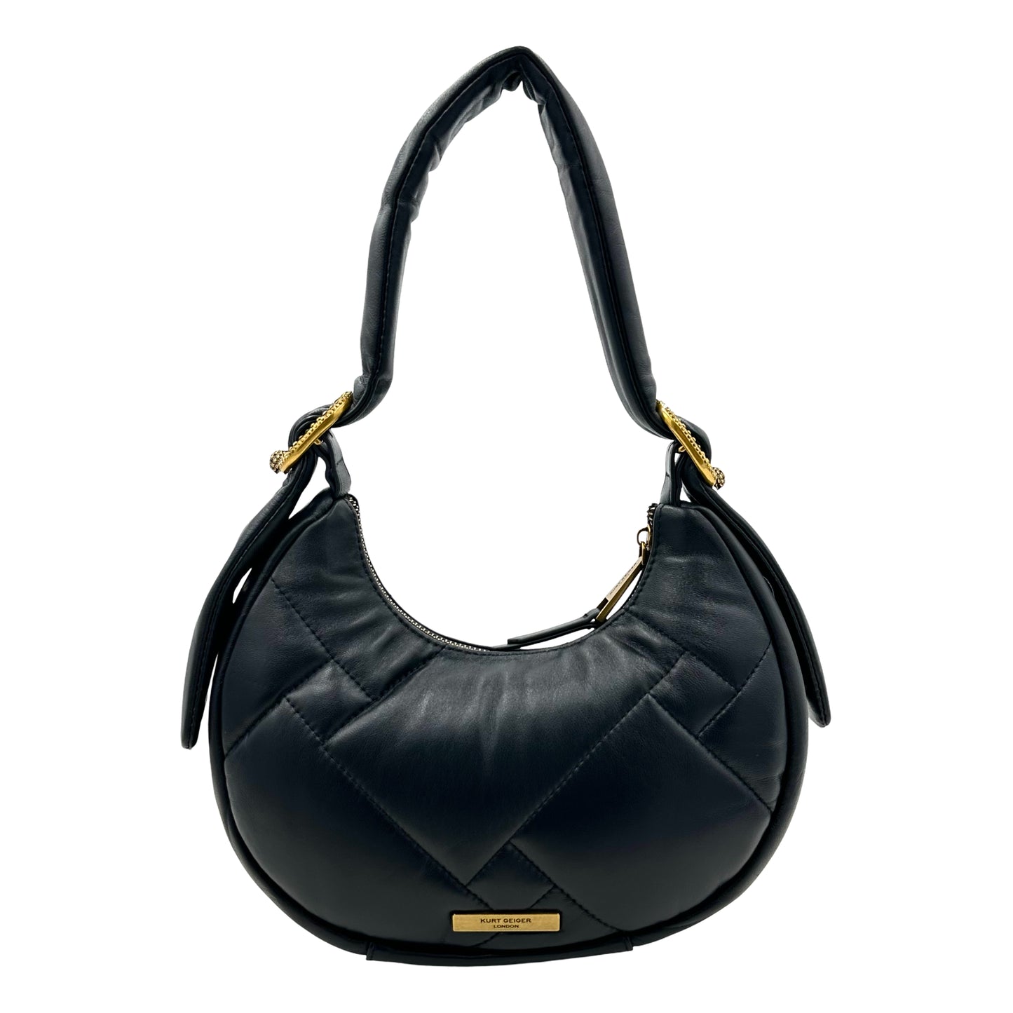 Kurt Geiger London Kensington Puff Small Hobo Shoulder Bag - Black
