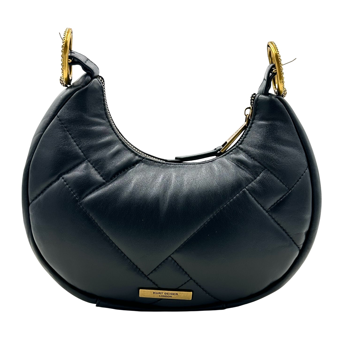 Kurt Geiger London Kensington Puff Small Hobo Shoulder Bag - Black