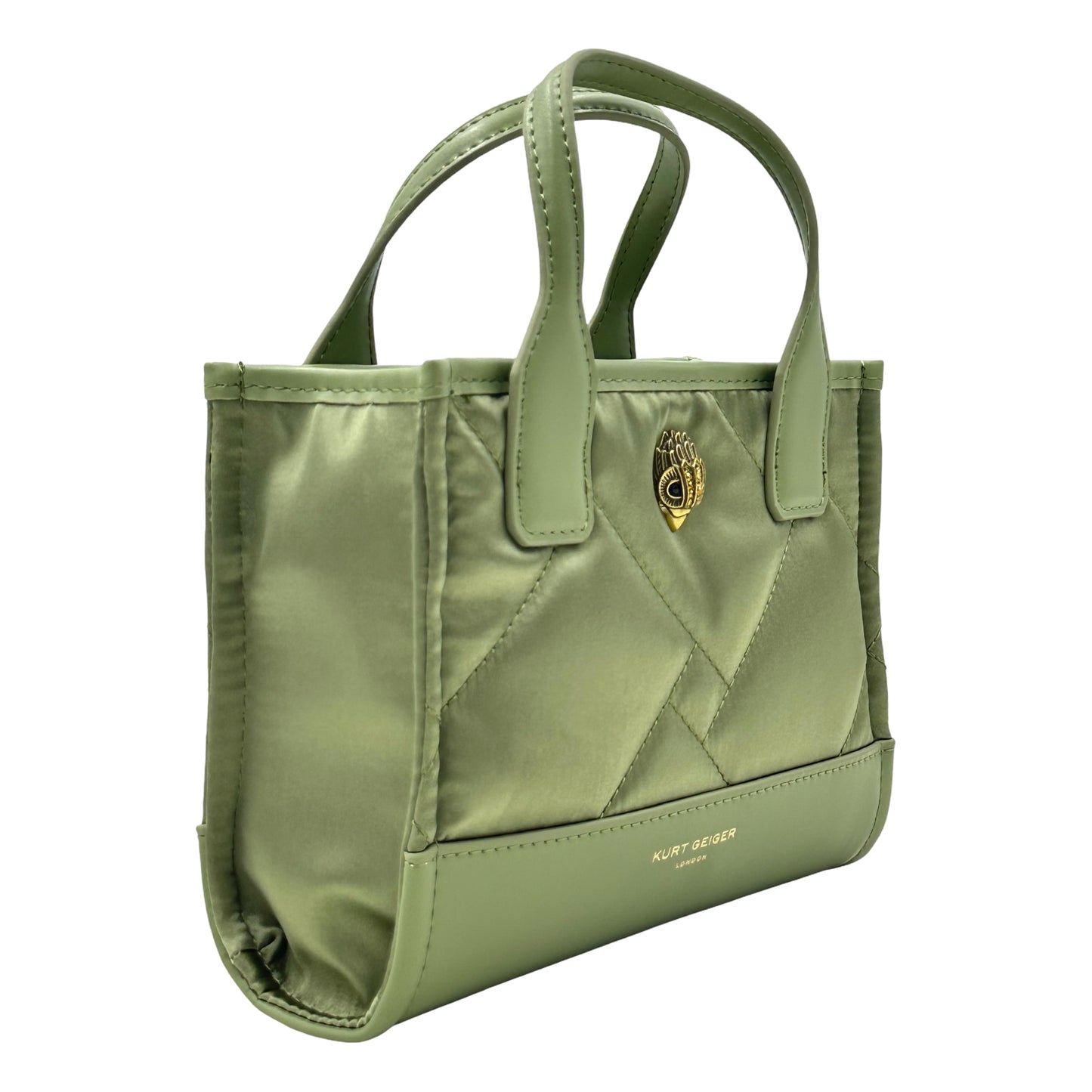 Kurt Geiger London Extra Small Square Shopper Tote - Open Green