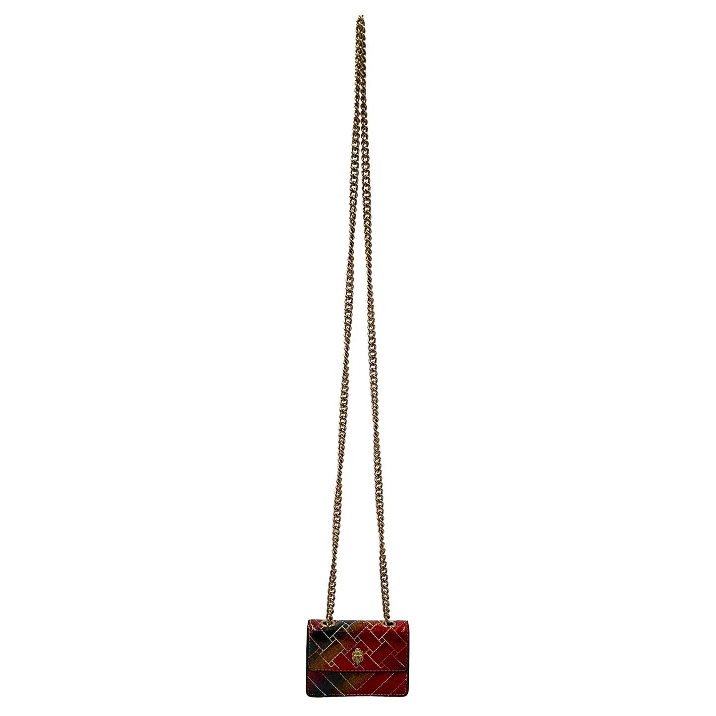 Kurt Geiger Kensington Micro Crossbody Bag - Red Multi