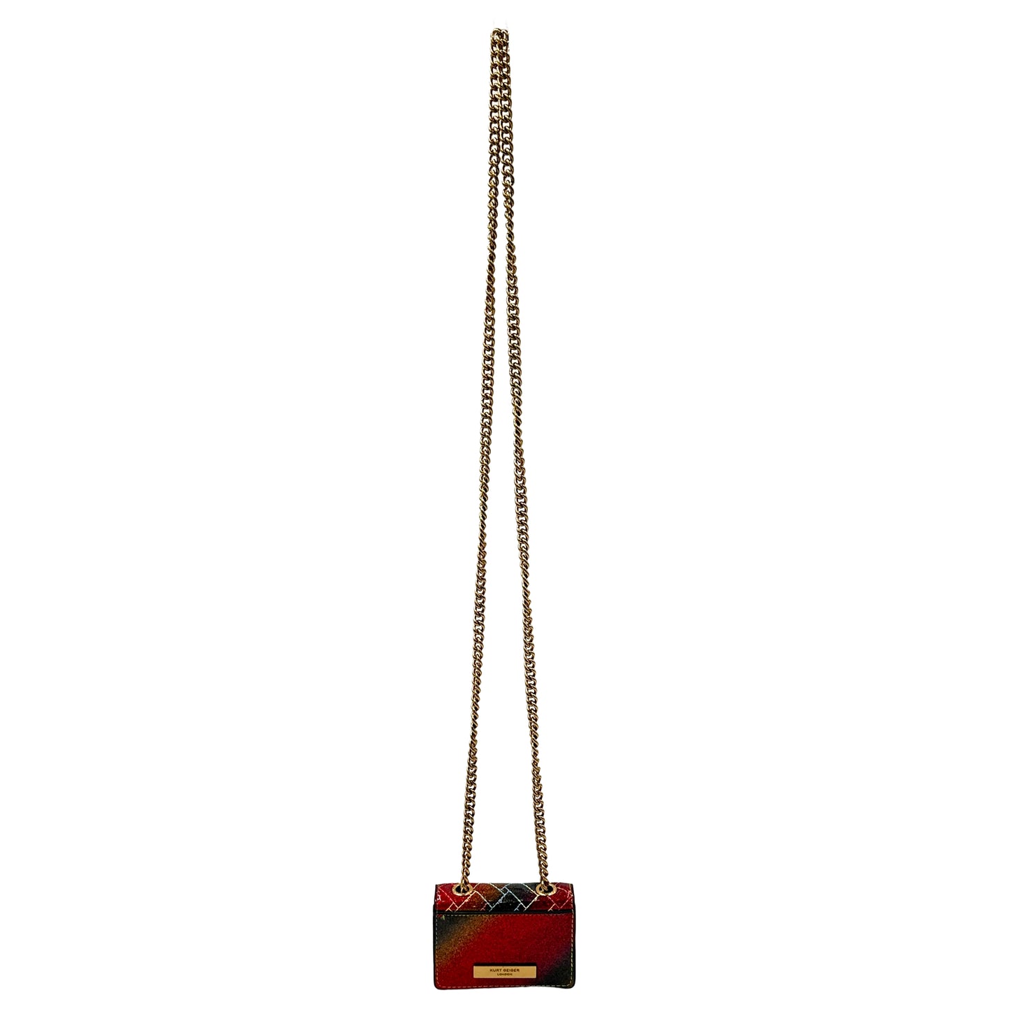 Kurt Geiger Kensington Micro Crossbody Bag - Red Multi