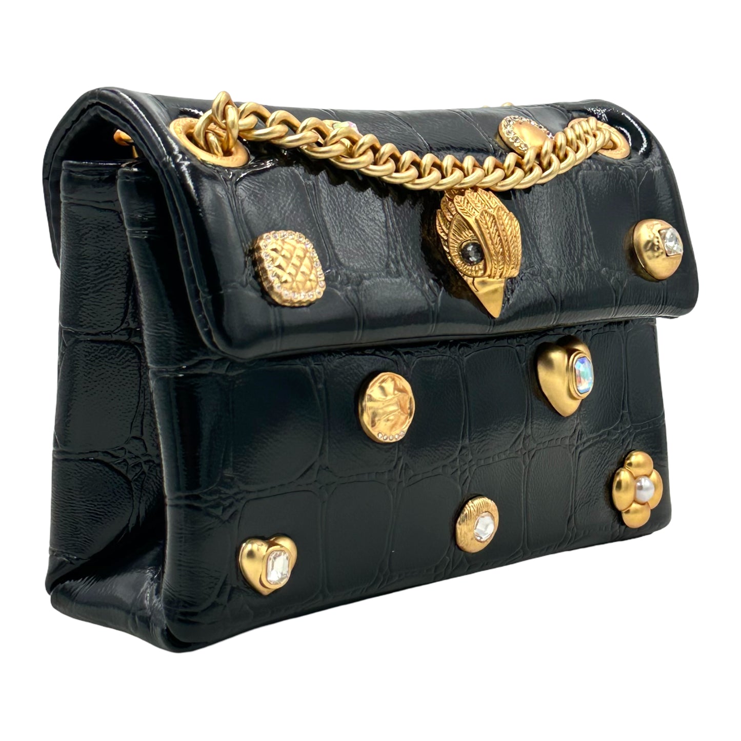 Kurt Geiger London Mini Kensington Gems Crossbody - Black