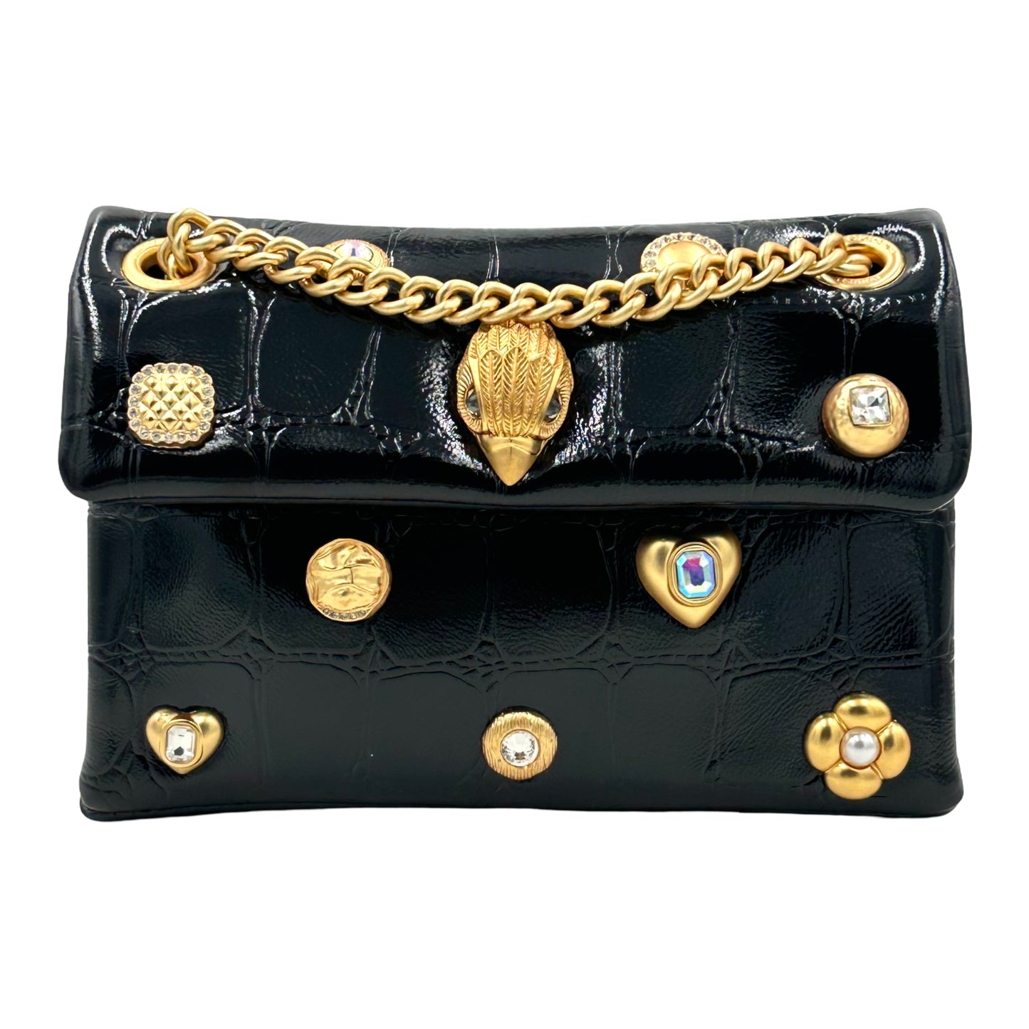 Kurt Geiger London Mini Kensington Gems Crossbody - Black